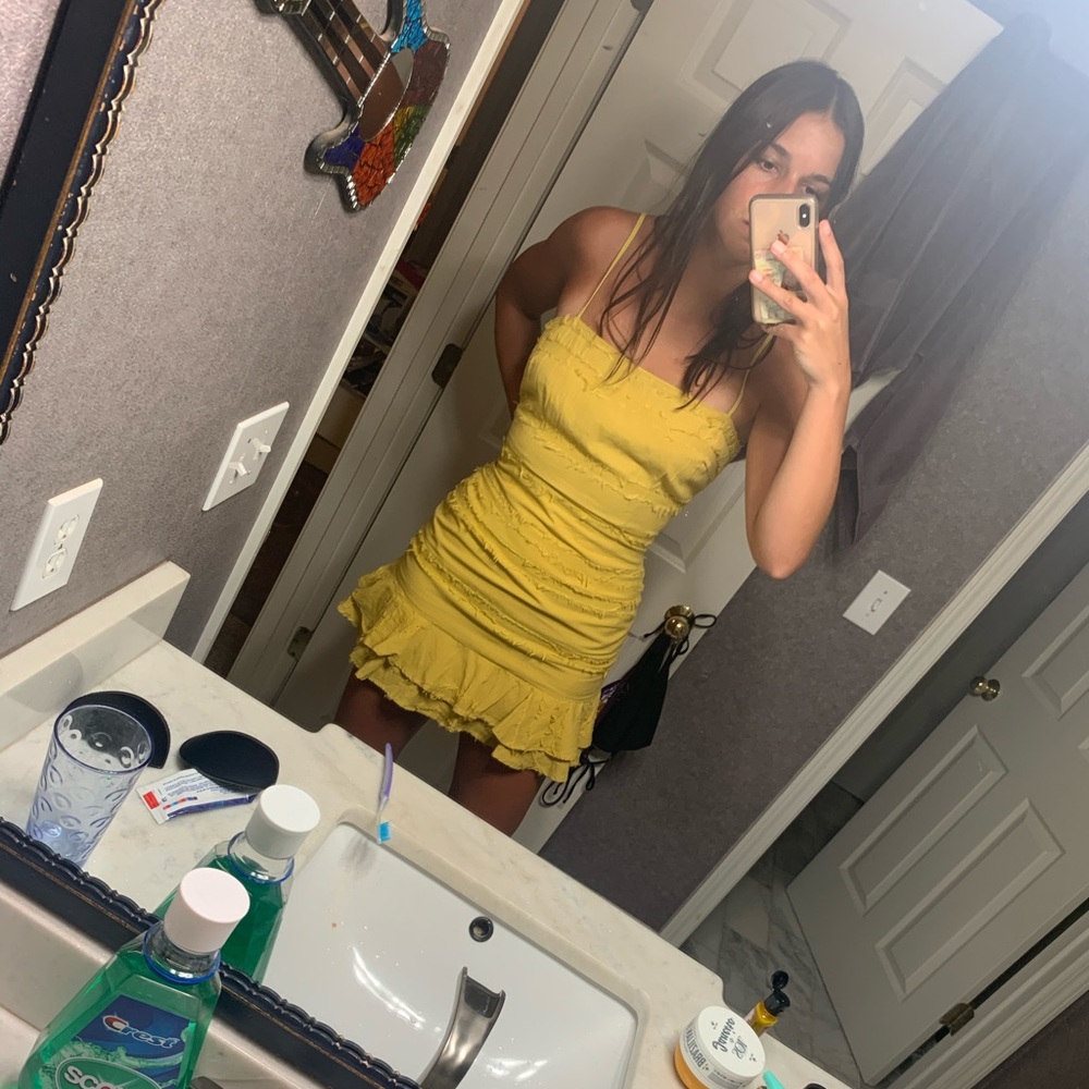 Vestique Yellow dress